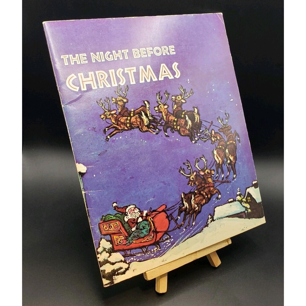 The Night Before Christmas - Vintage 1970 - Illustrated by D'Amato - Softcover!!